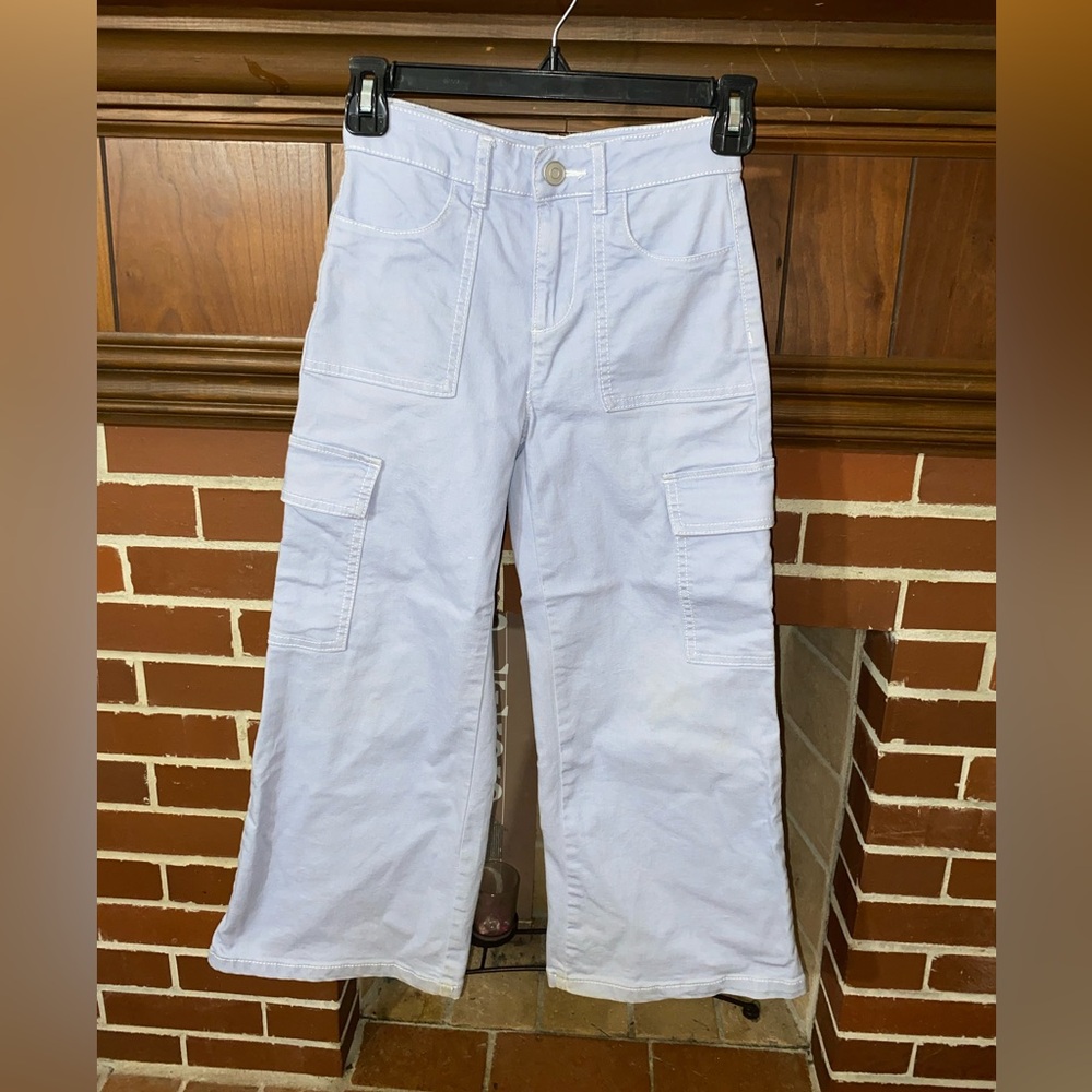 Men's White Cargo Pants